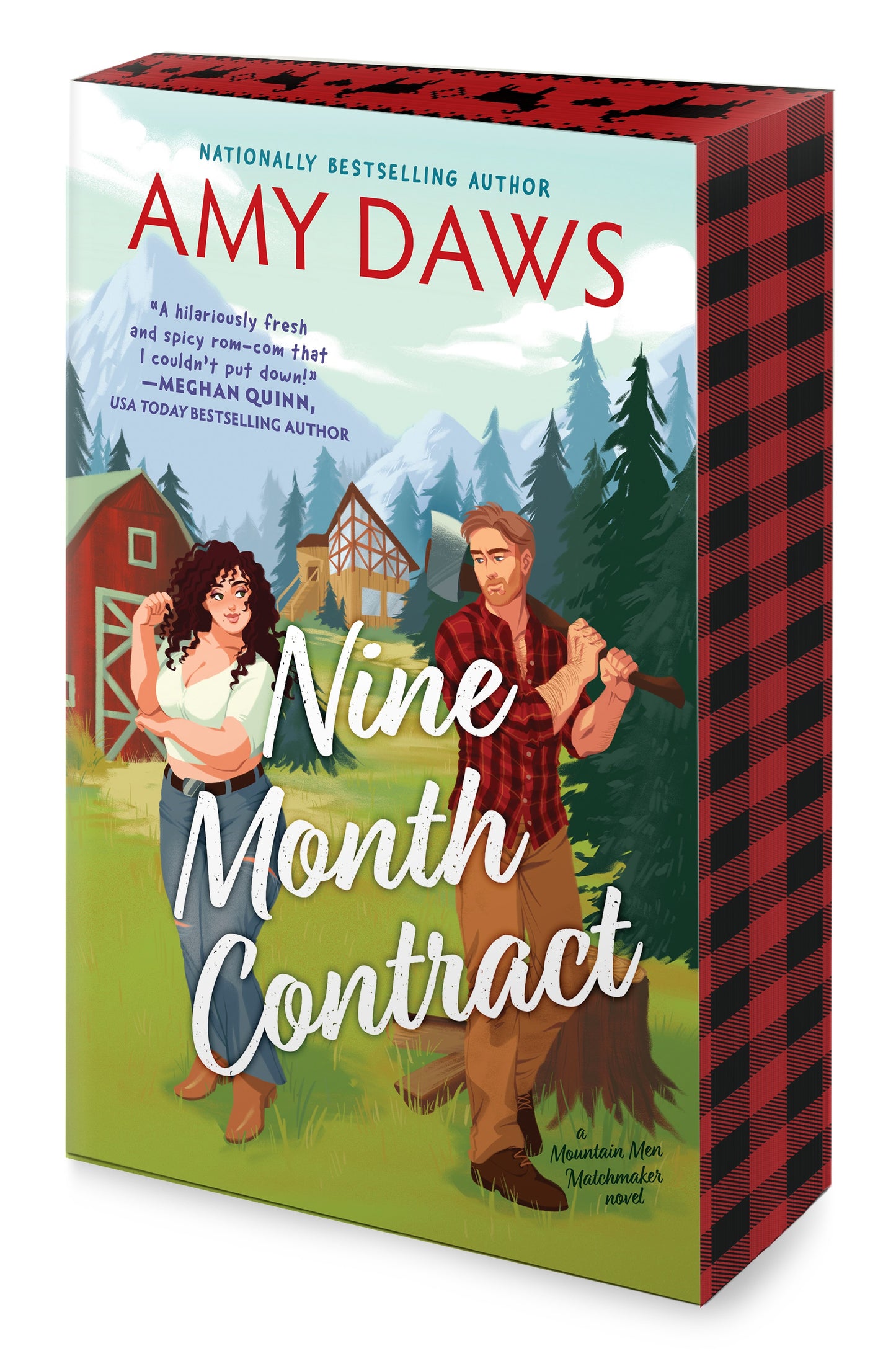 Nine Month Contract (Mountain Men Matchmaker #1) by Amy Daws - New