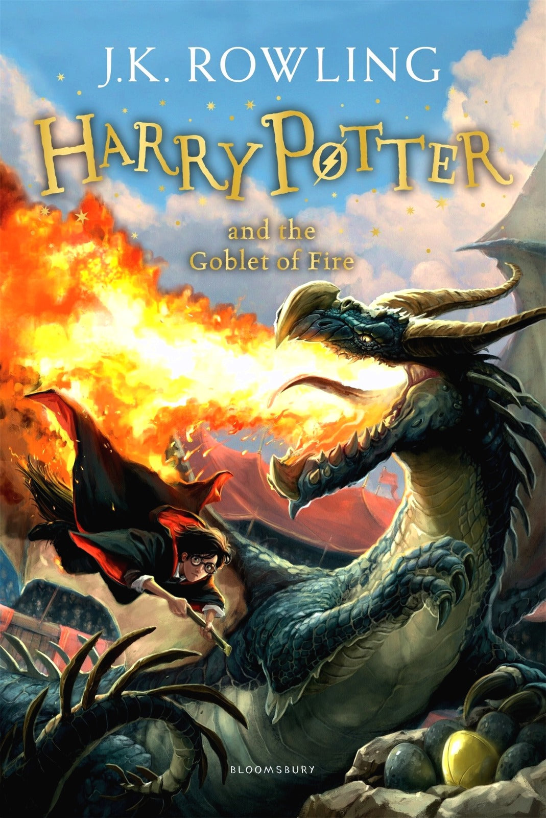 Harry Potter and the Goblet of Fire (Book 4) by J.K. Rowling-Used