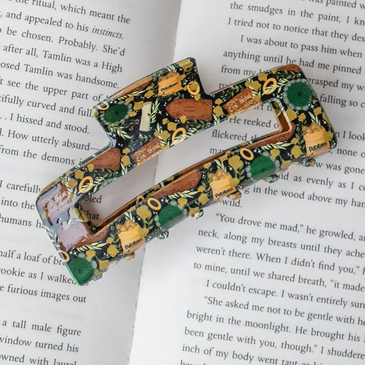 Bookish Hair Clips
