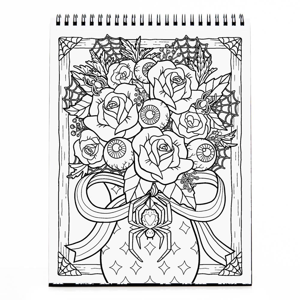 Waiting for the Night Gothic Love Coloring Book