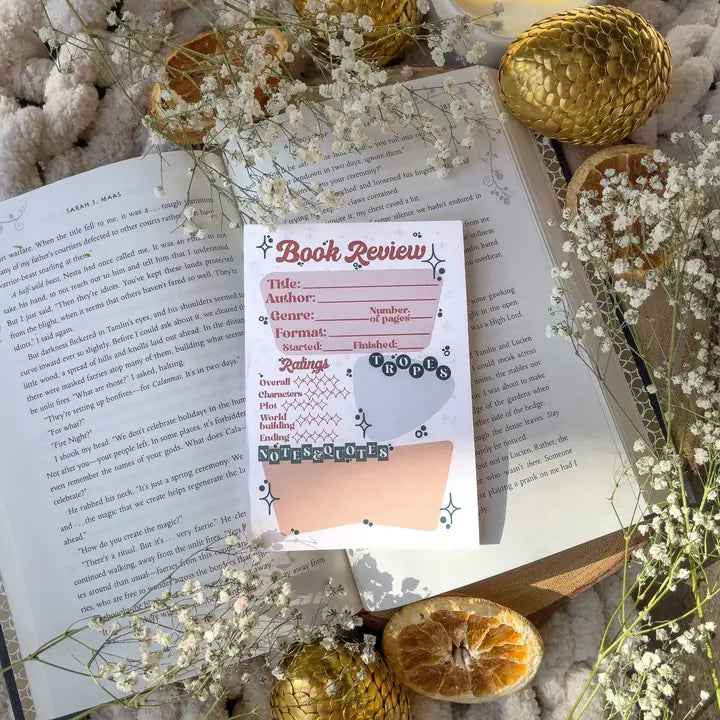 4x6 Book Review Post-It Notepad