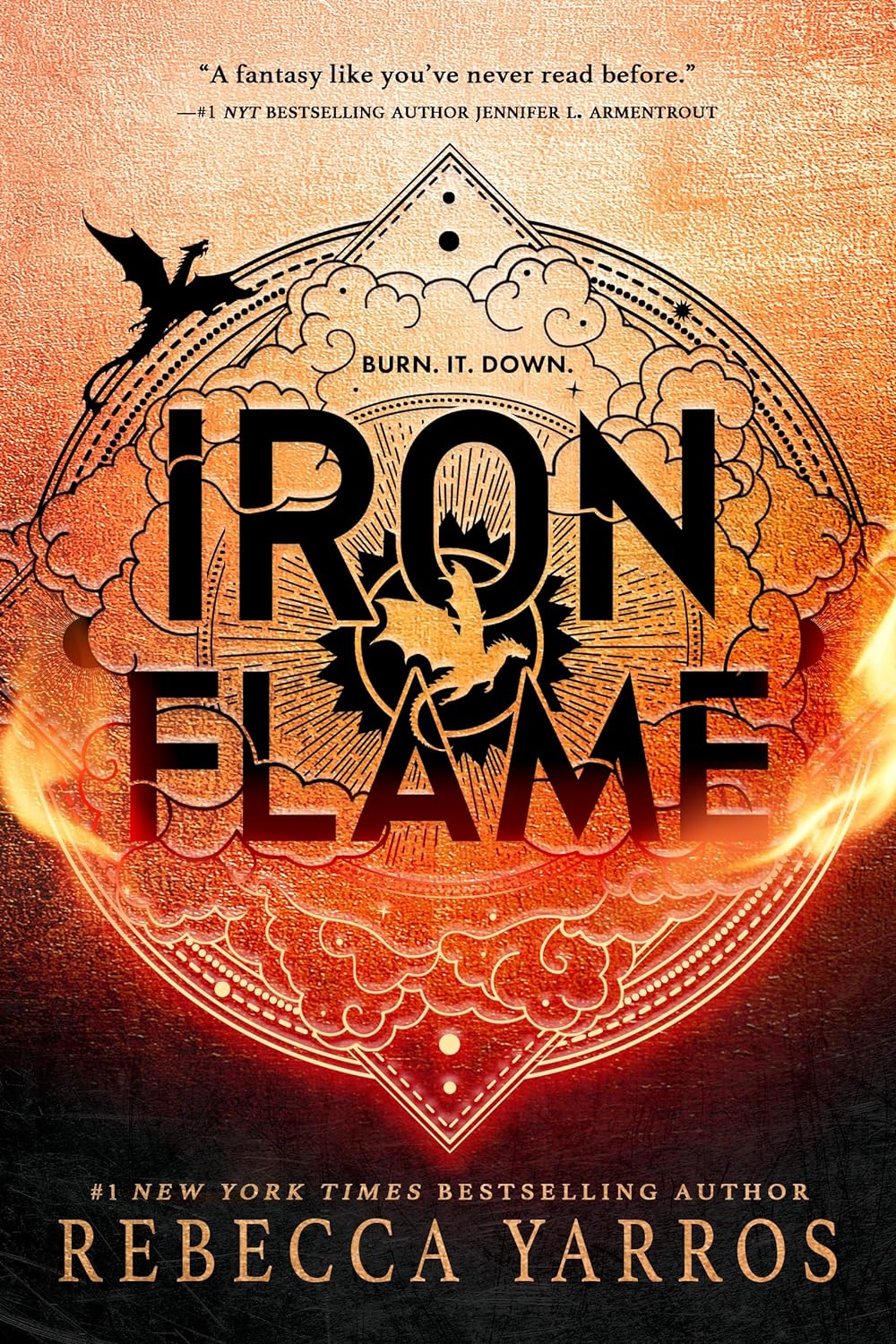 Iron Flame (The Empyrean #2) by Rebecca Yarros- Hardcover Used