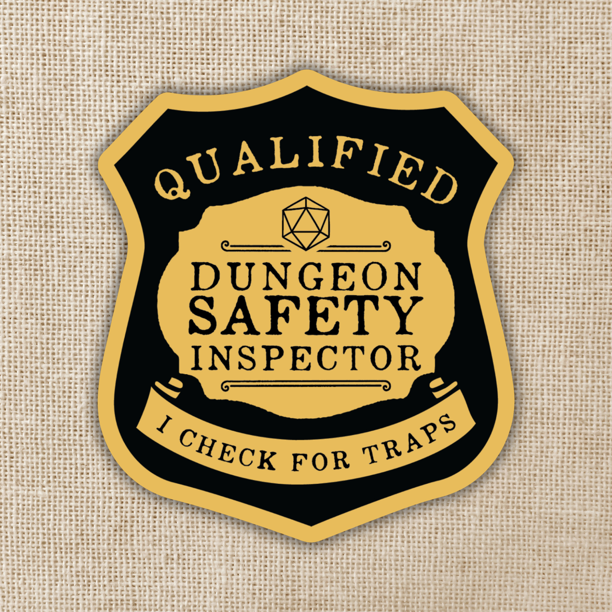 Dungeon Safety Inspector Sticker