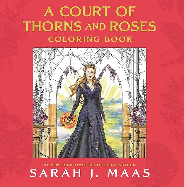 A Court of Thornes and Roses Colouring Book