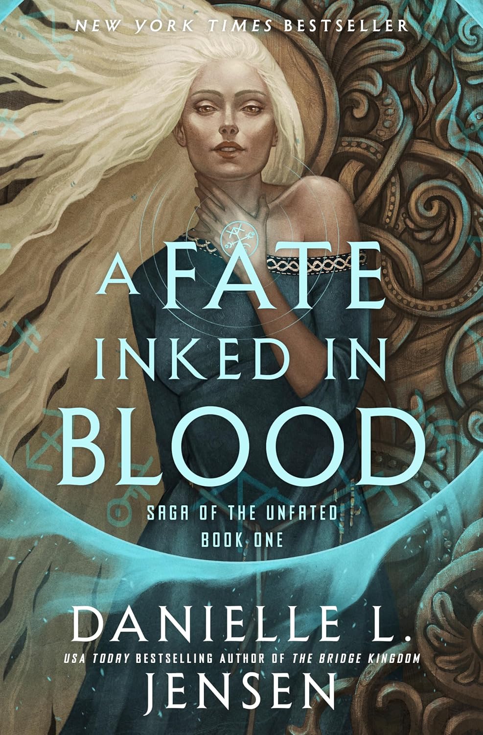 A Fate Inked In Blood (Saga of the Unfated #1) by Danielle Jensen-Hardcover New