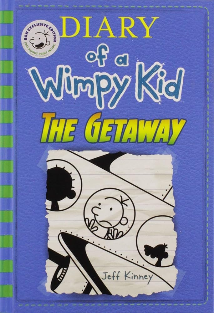 The Getaway (Diary of a Wimpy Kid Book 12) (Exclusive B&N Edition) cover image
