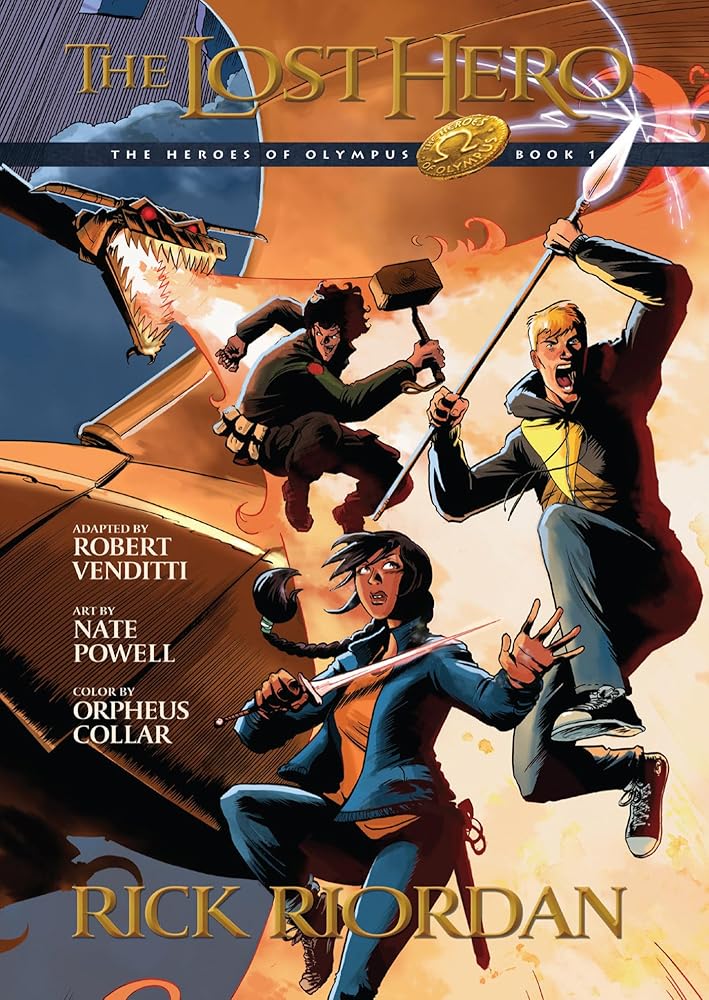 Heroes of Olympus, Book One: Lost Hero: The Graphic Novel, The-Heroes of Olympus, Book One cover image