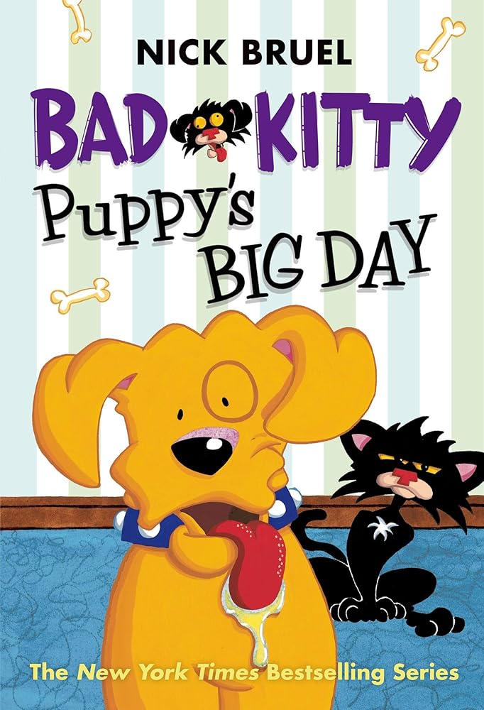 Bad Kitty: Puppy's Big Day (classic black-and-white edition) cover image