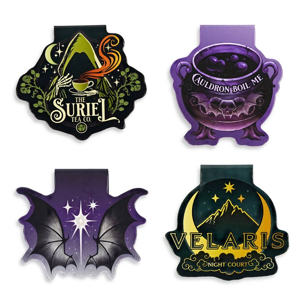 A Court of Thorns and Roses Magnetic Bookmarks (4-Pack)