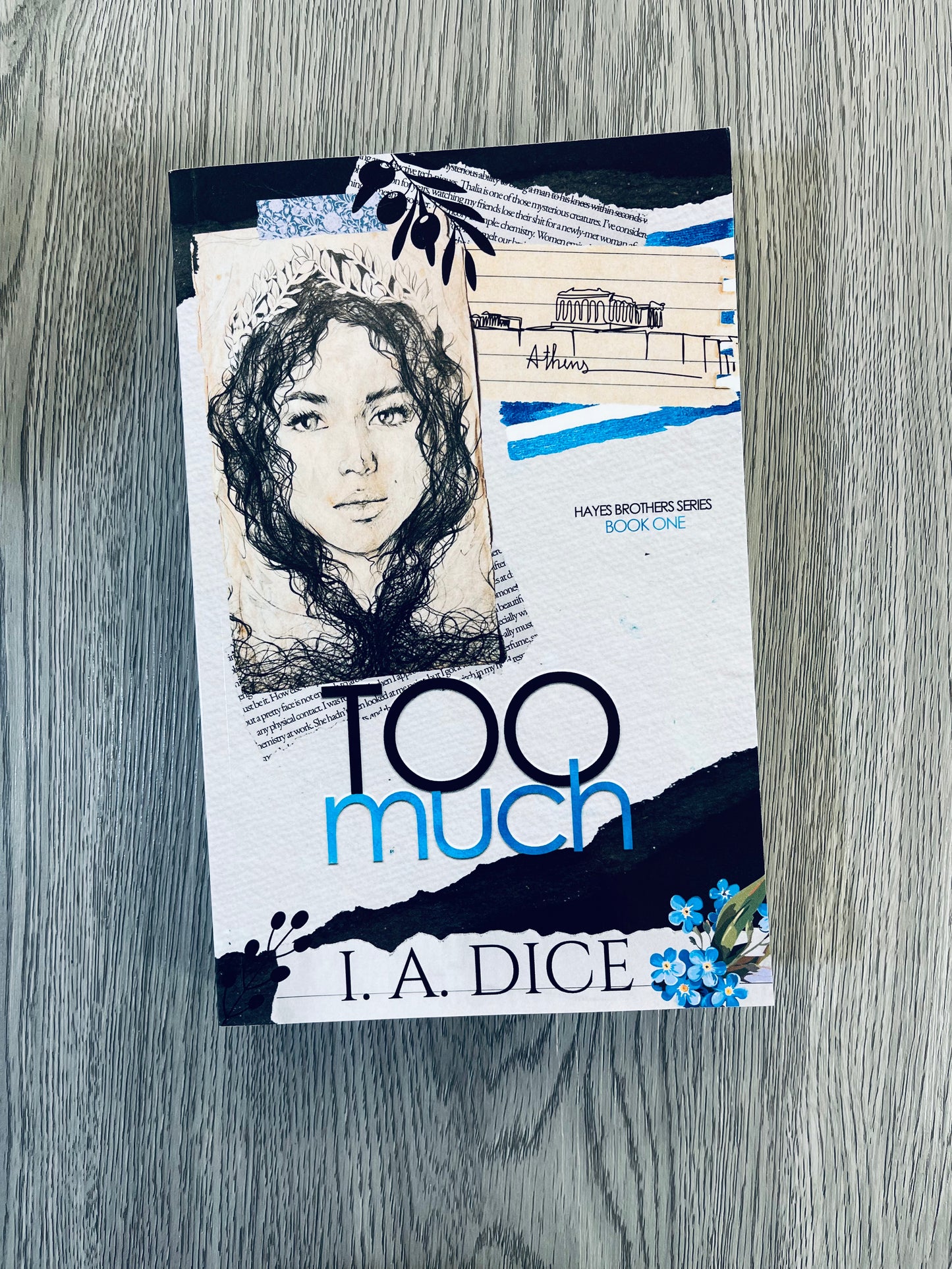 Too Much ( Hayes Brothers Series #1) by I.A Dice-Used