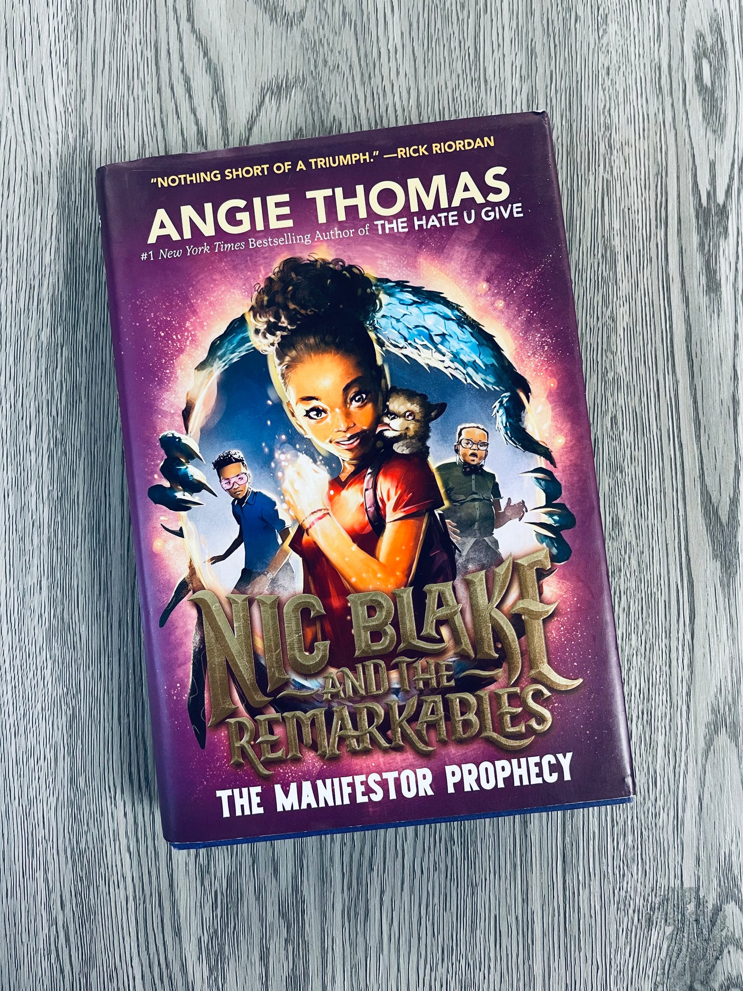 The Manifestor Prophecy(Nic Blake and the Remarkables #1) by Angie Thomas-Hardcover Used