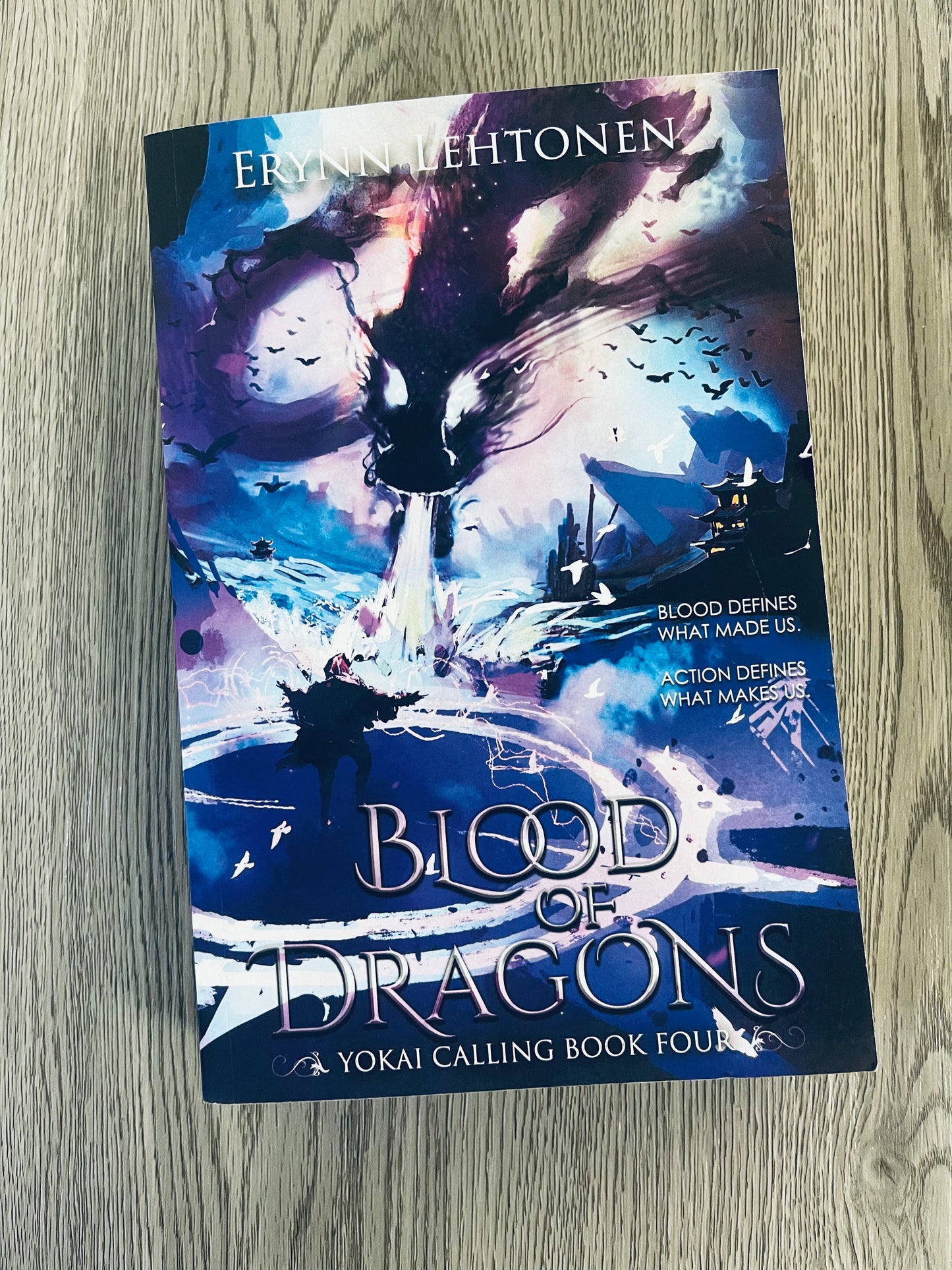 Blood of Dragons (Yokai Calling #4) by Erynn Lehtonen-Used