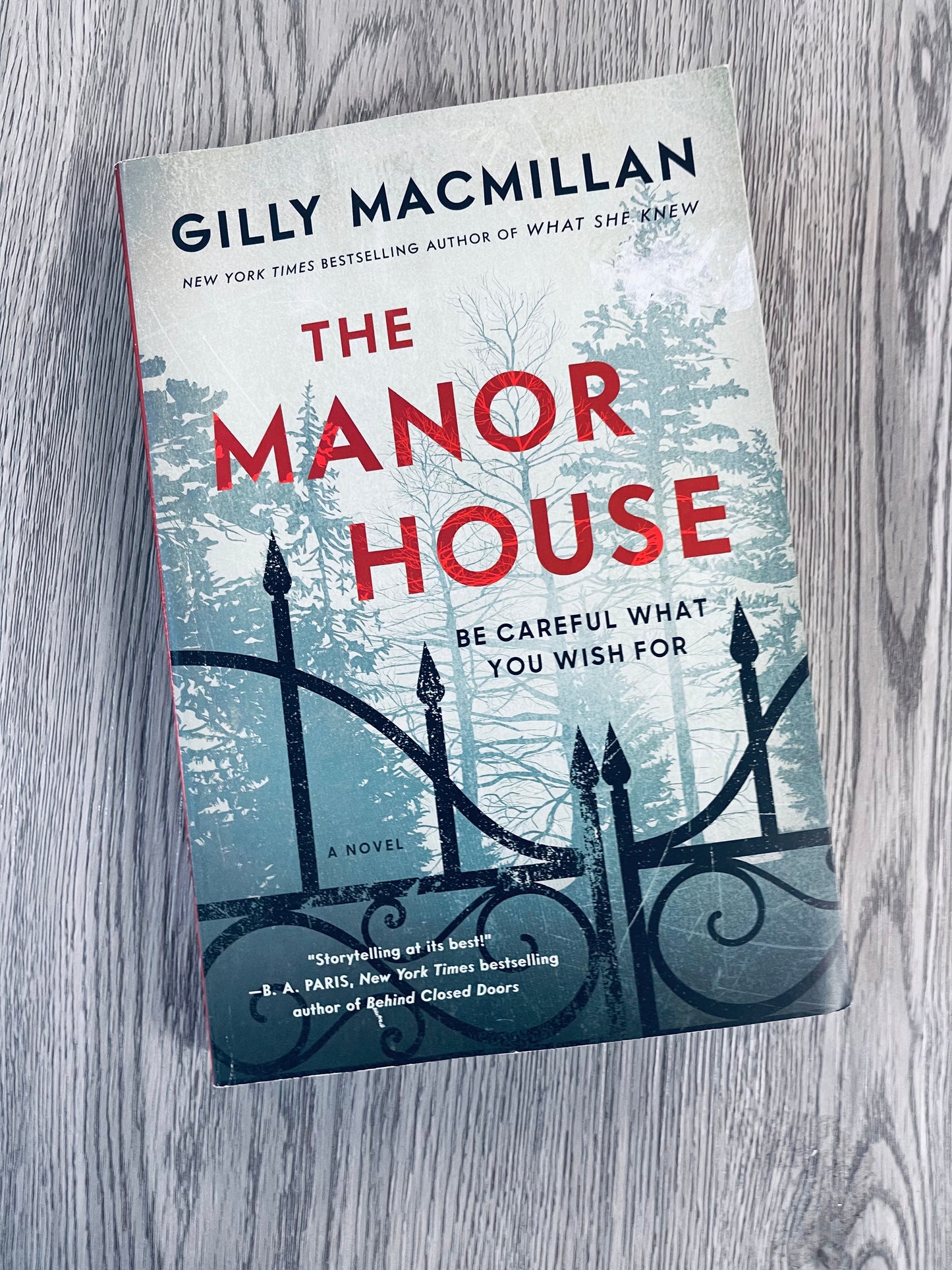 The Manor House by Gilly Macmillan-Used