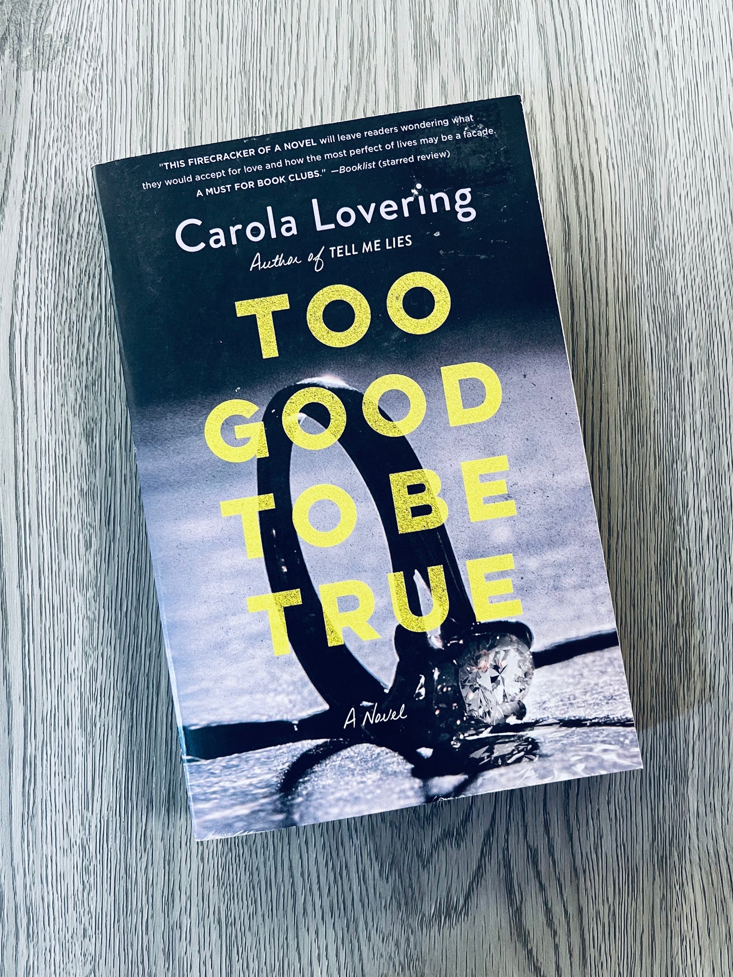 Too Good To Be True by Carola Lovering-Used