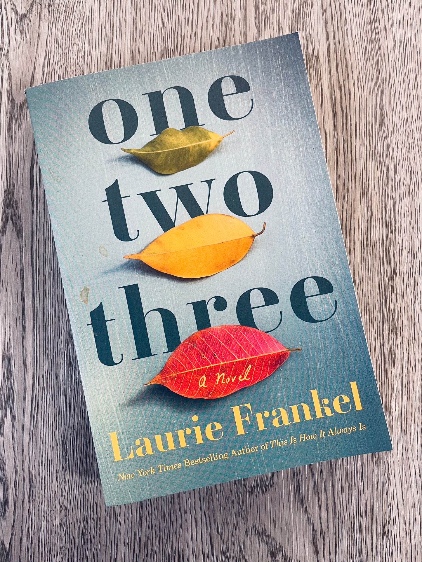 One Two Three by Laurie Frankel-Used