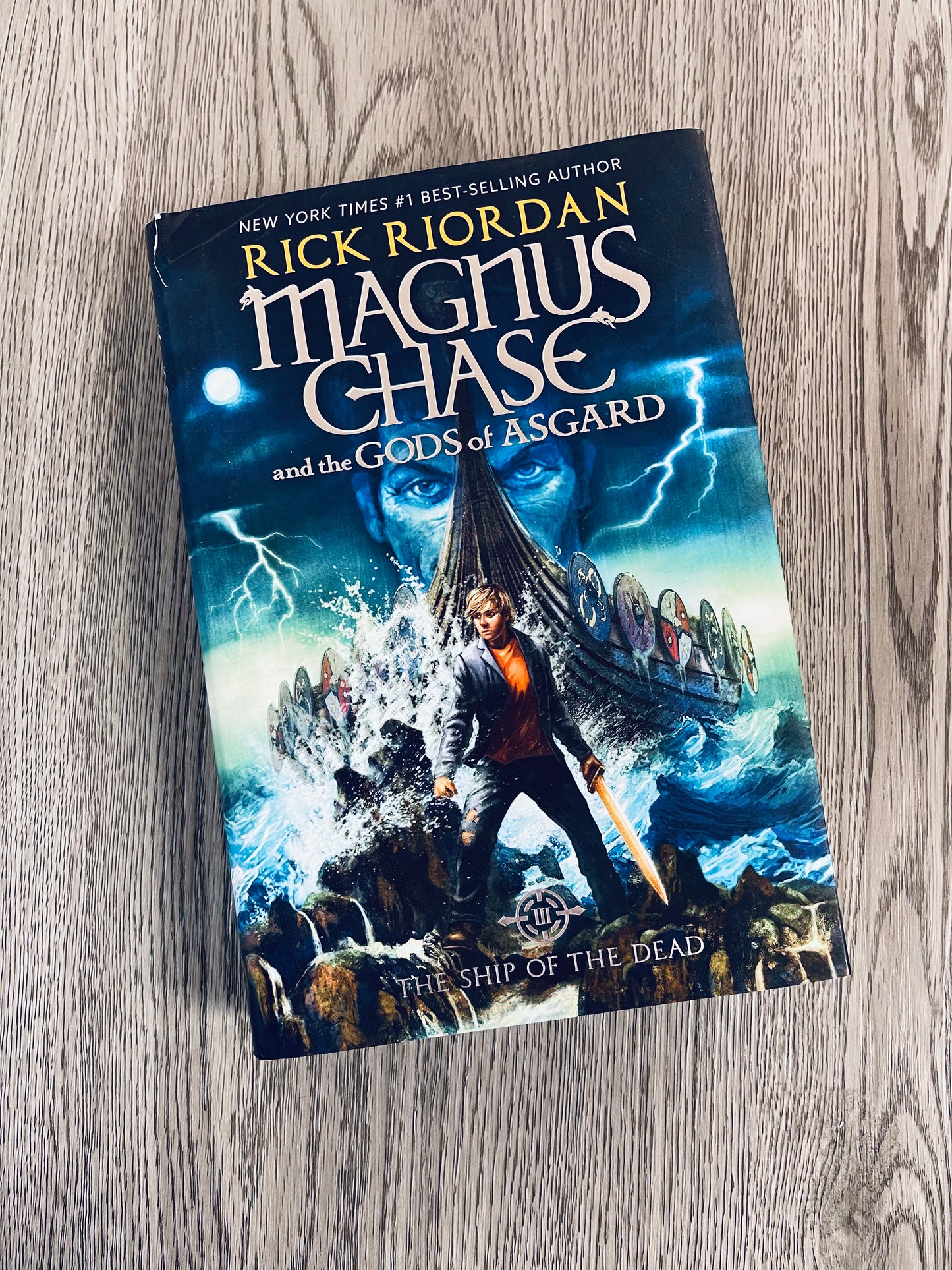 The Ship of The Dead ( Magnus Chase and the Gods of Asgard #3) by Rick Riordan-Hardcover Used