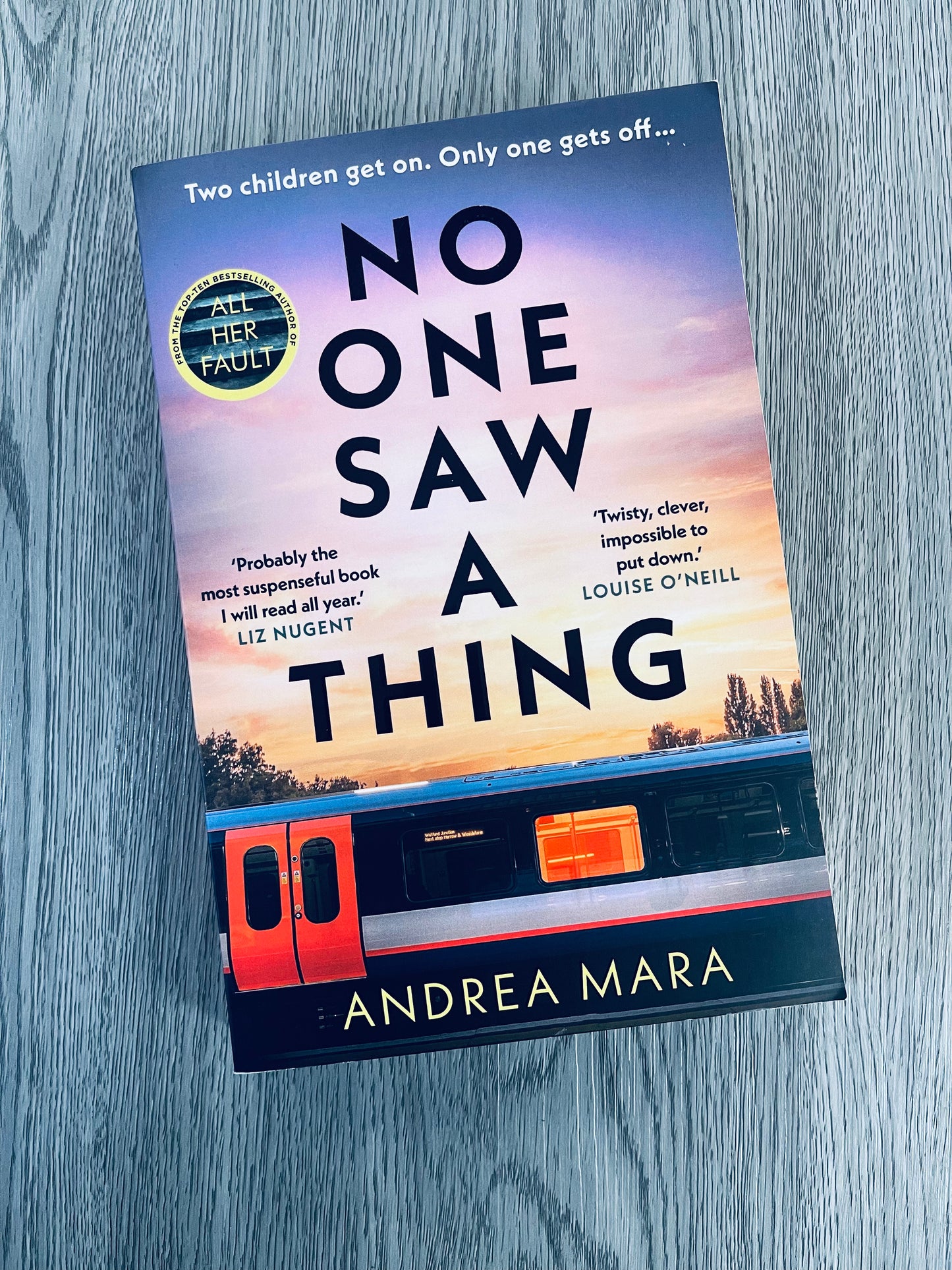 No One Saw A Thing by Andrea Mara-Used