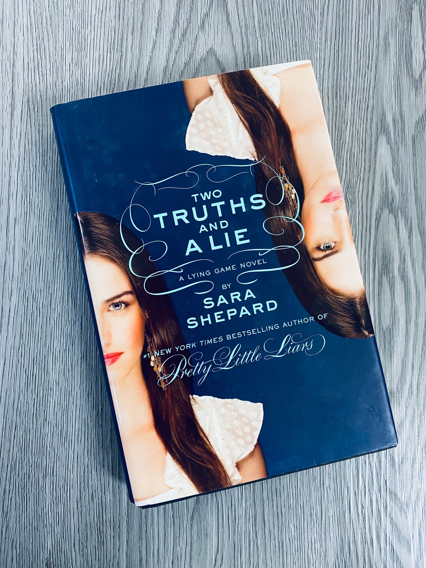 Two Truths and a Lie ( The Lying Game #3) by Sara Shepard-Hardcover Used