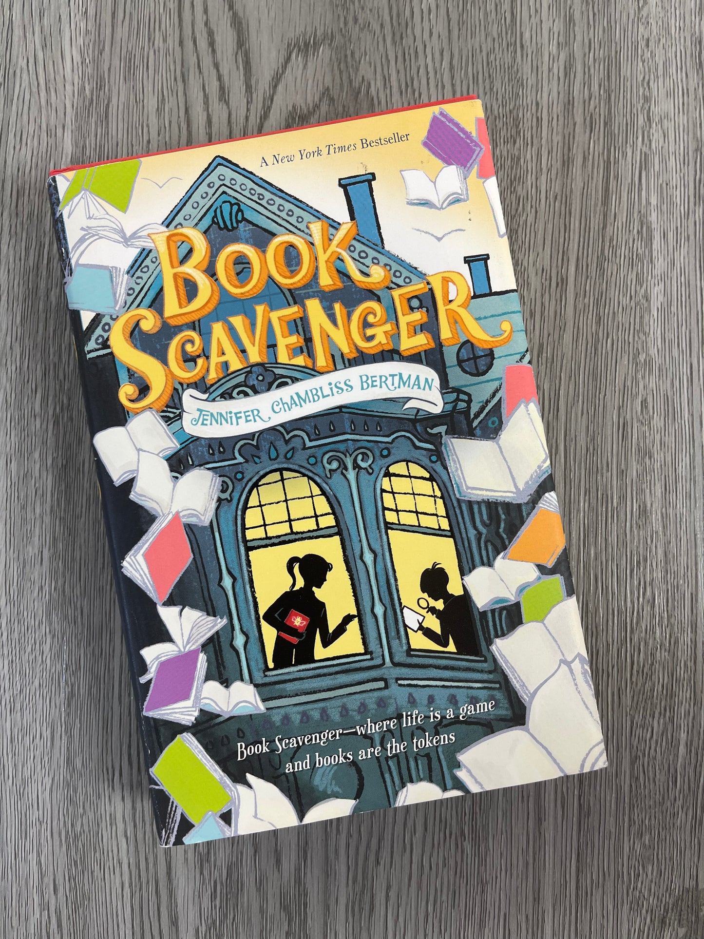 Book Scavenger by Jennifer Chambliss Bertman-Hardcover Used