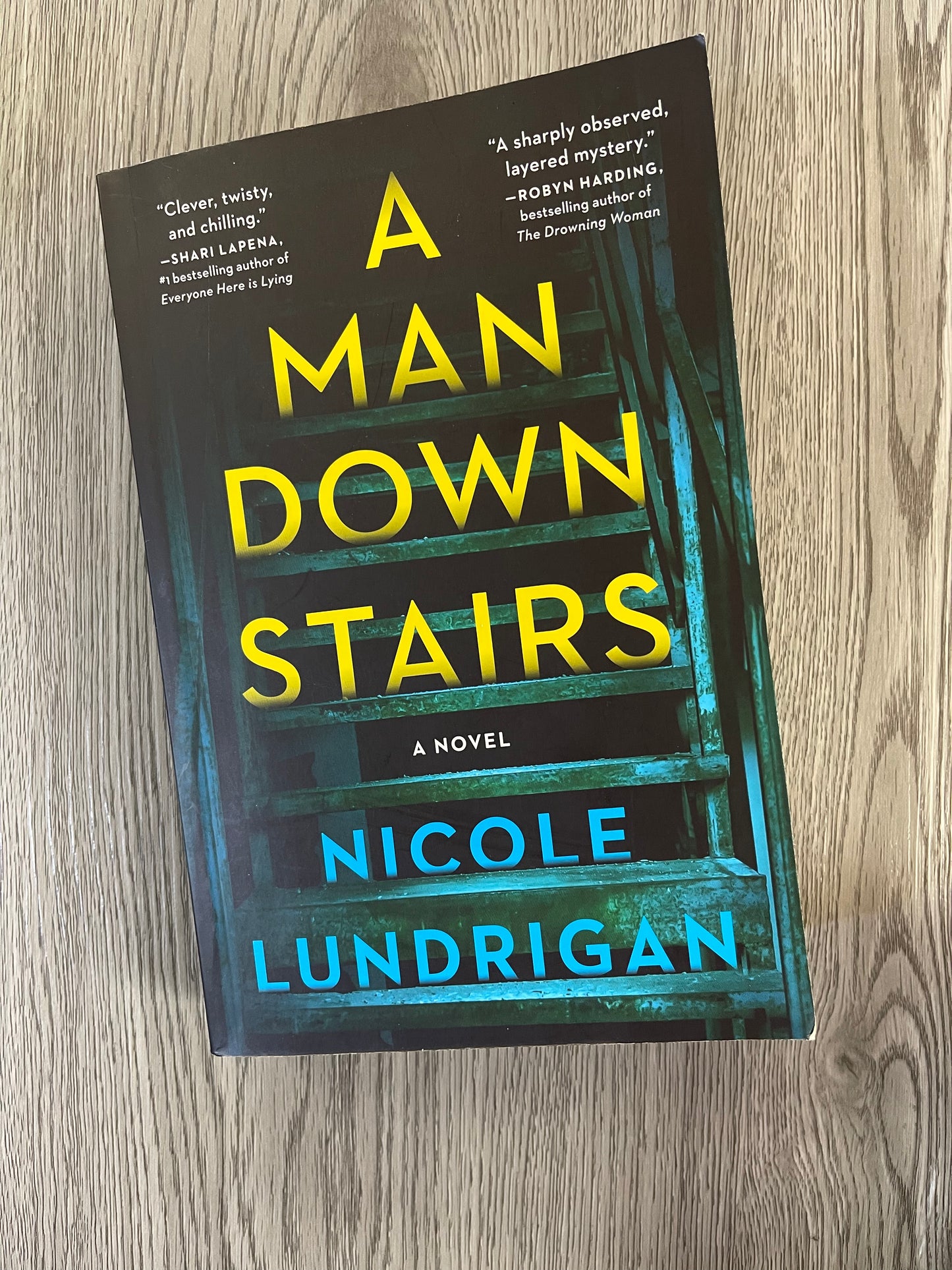 A Man Downstairs by Nicole Lundrigan-Used