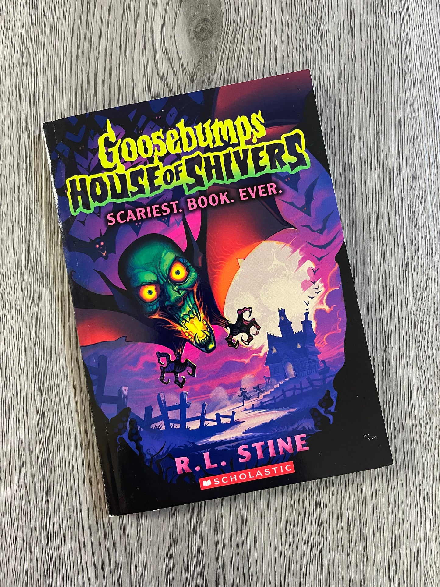 Goosebumps House of Shivers Scariest. Book. Ever. by R.L. Stine-Used