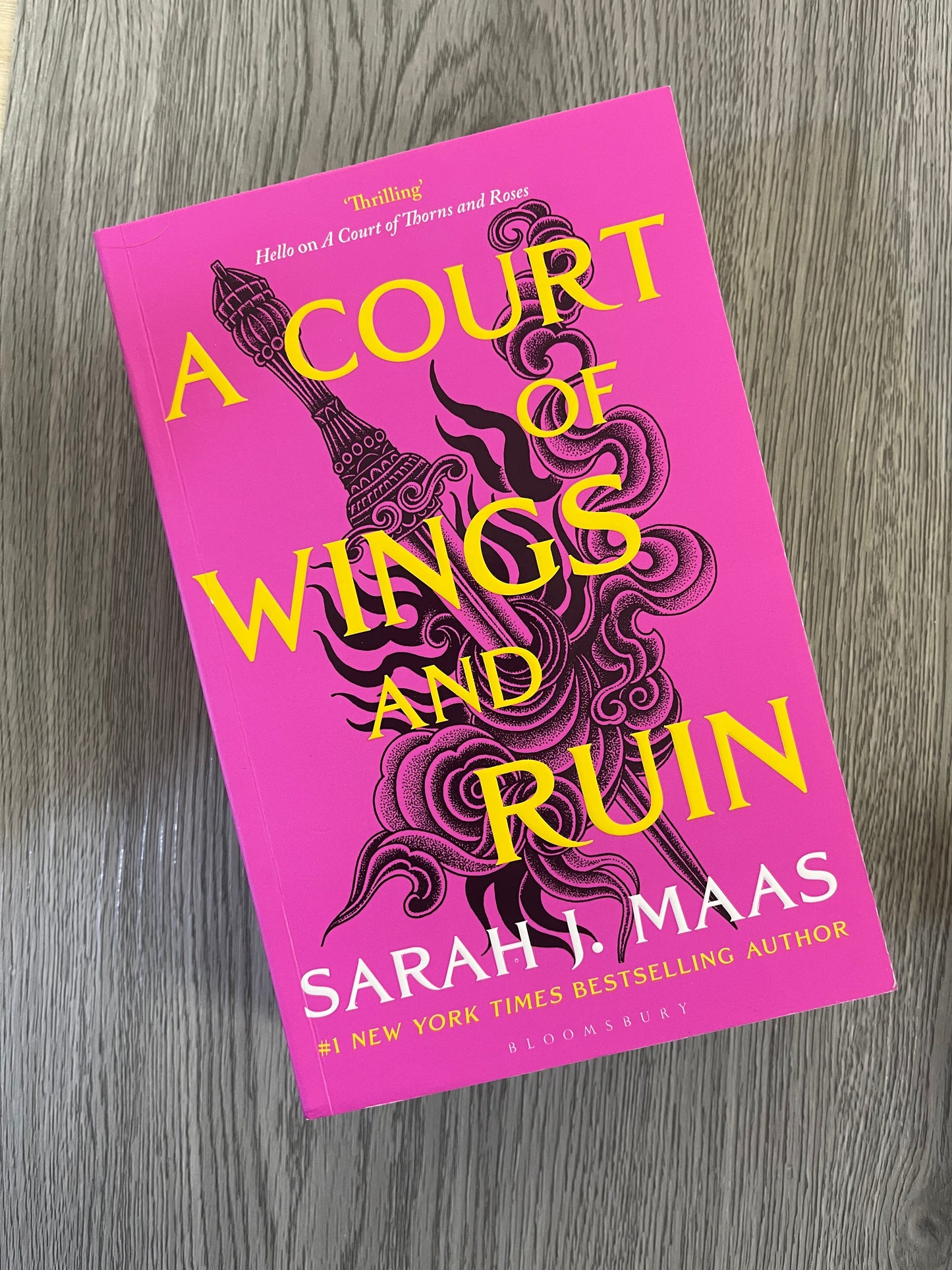 A Court of Wings and Ruin (A Court of Thorns and Roses #3) by Sarah J Maas - Used