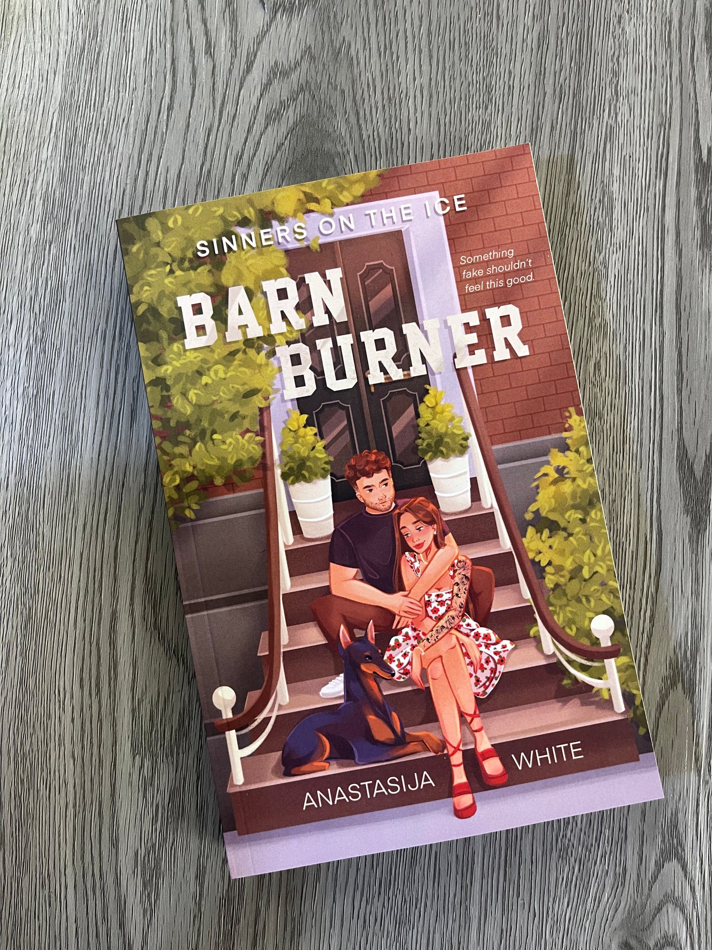 Barn Burner (Sinners on the Ice #2) by Anastasija White-Used