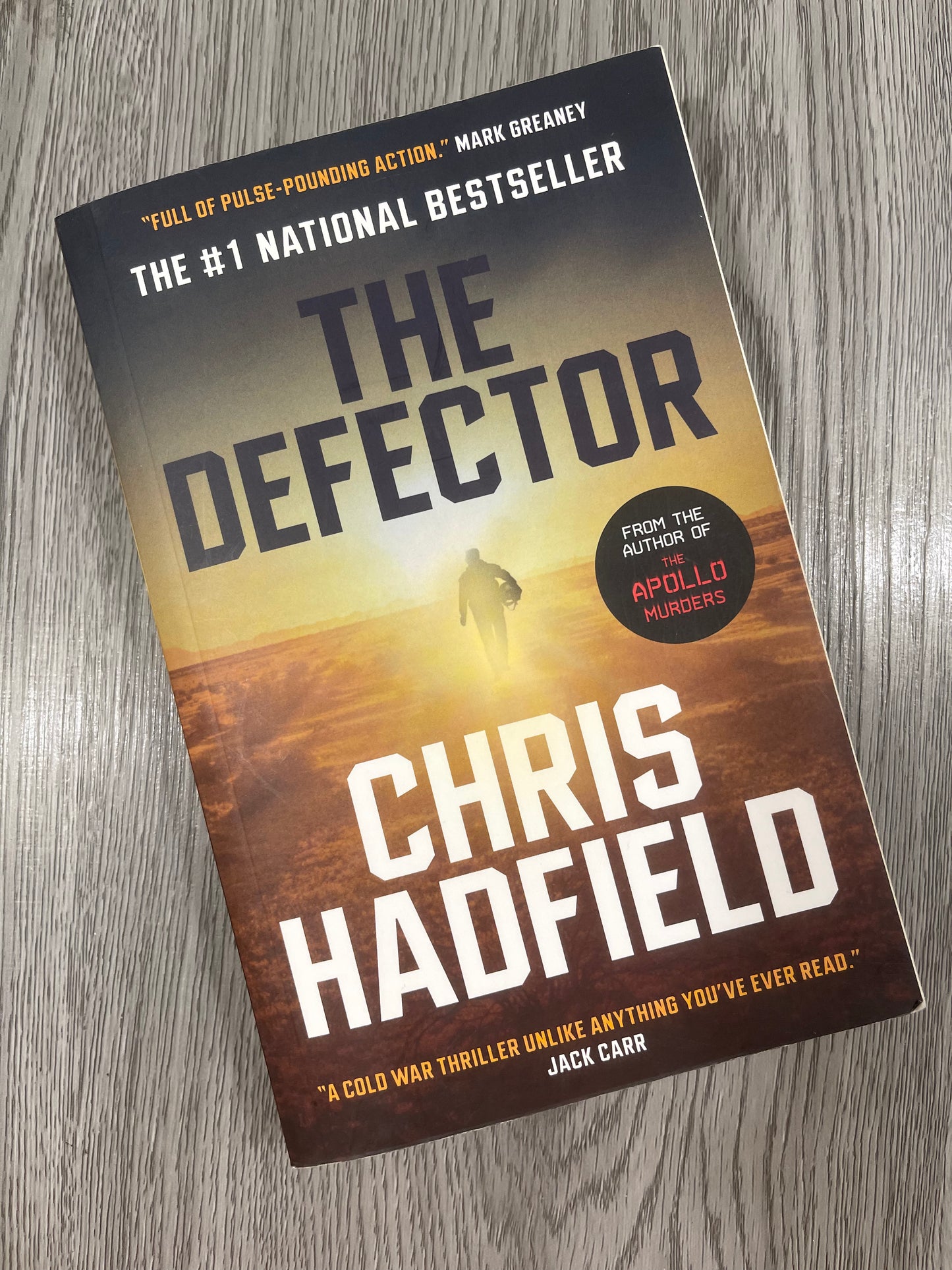 The Defector (Apollo Murders #2) by Chris Hadfield-Used