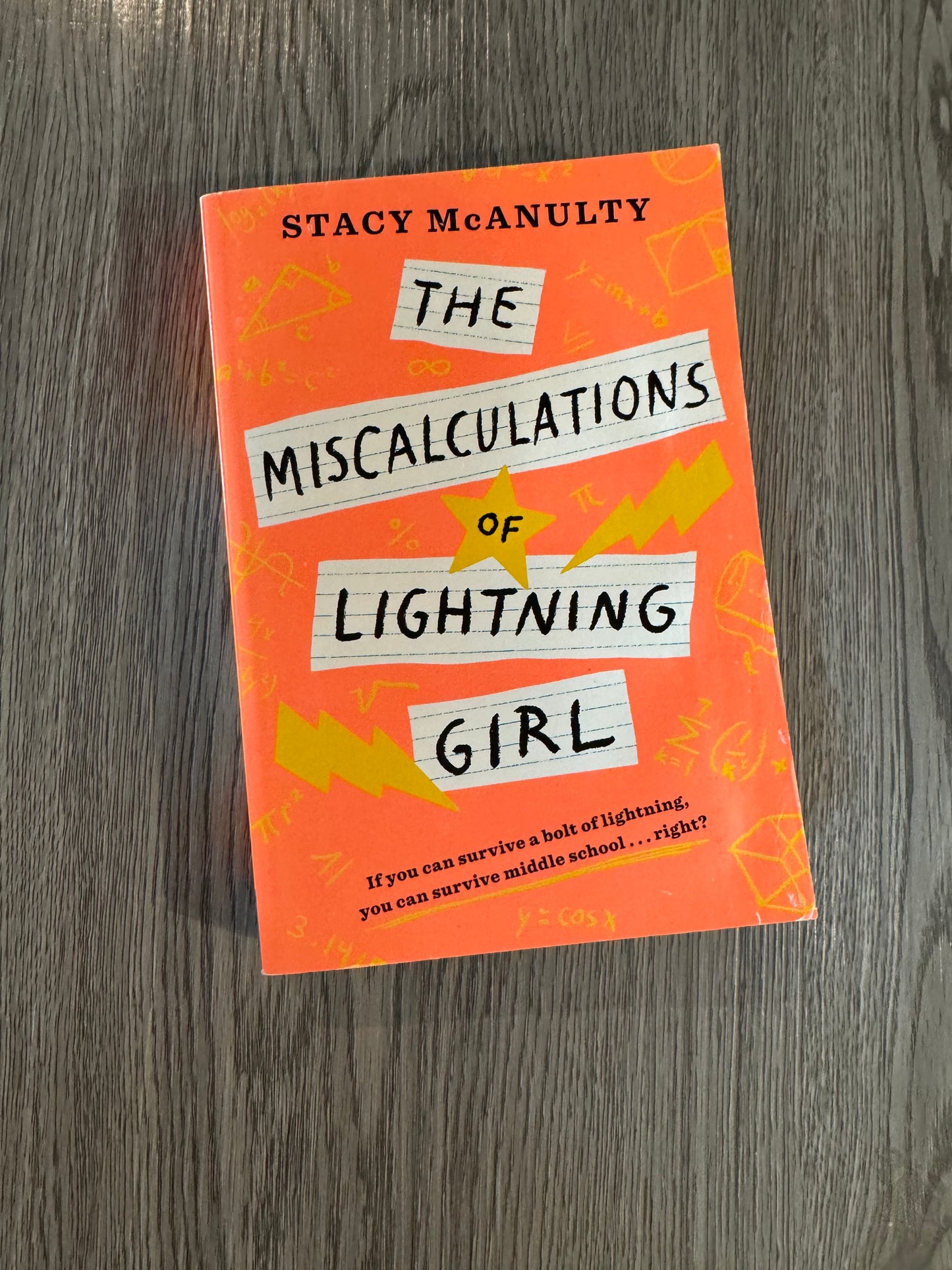 The Miscalculations of Lightning Girl by Stacy McAnulty-Used