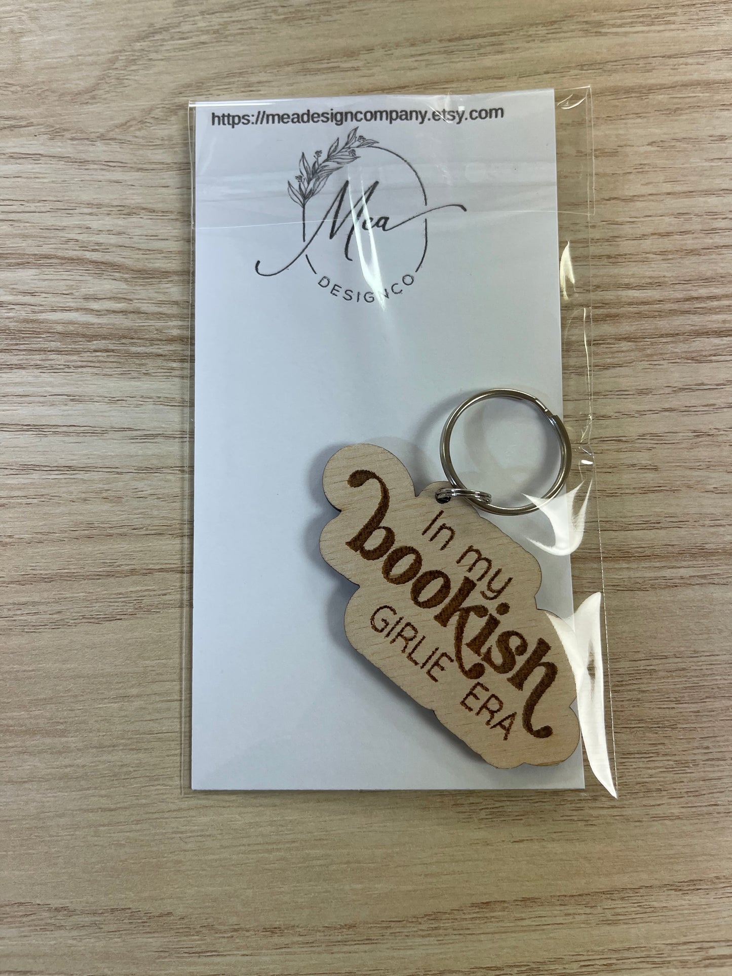 Wooden Keychain by Mea Design Co