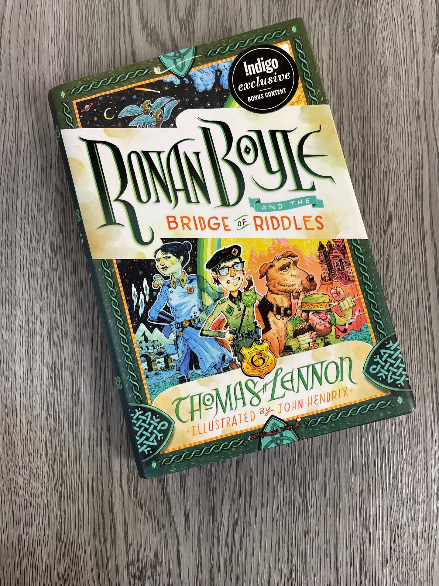 Ronan Boyle and the Bridge of Riddles ( Ronan Boyle #1) by Thomas Lennon-Hardcover Used