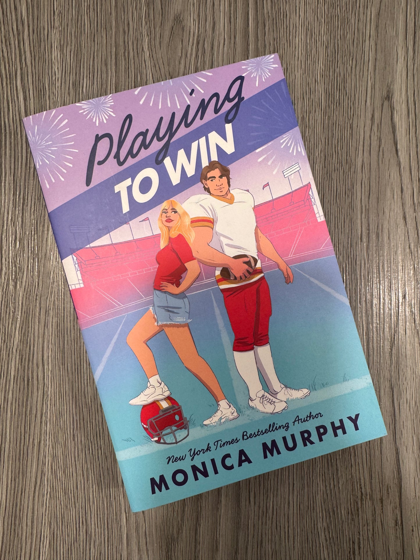Playing to Win (The Players #3 ) by Monica Murphy-Sprayed Used