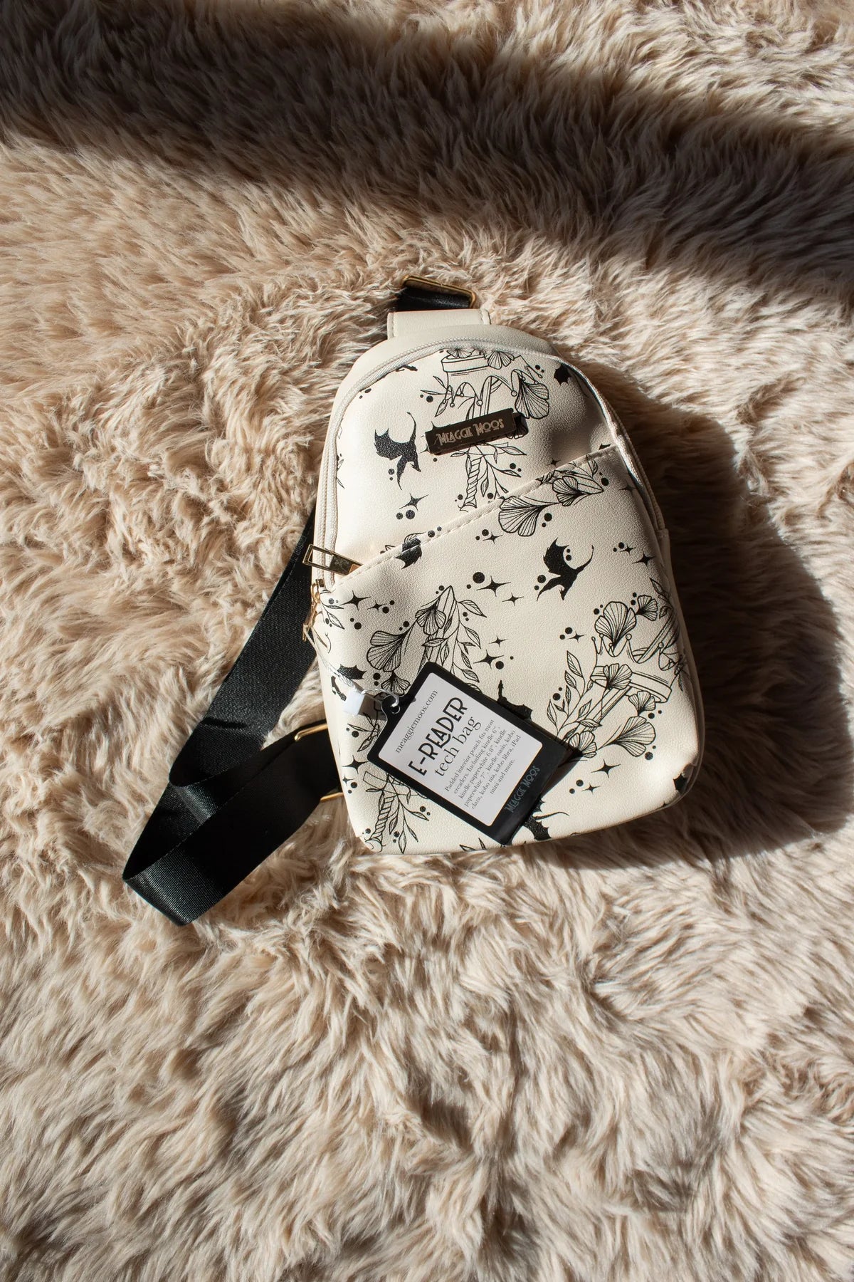 Bookish E-reader Crossbody Tech Bag