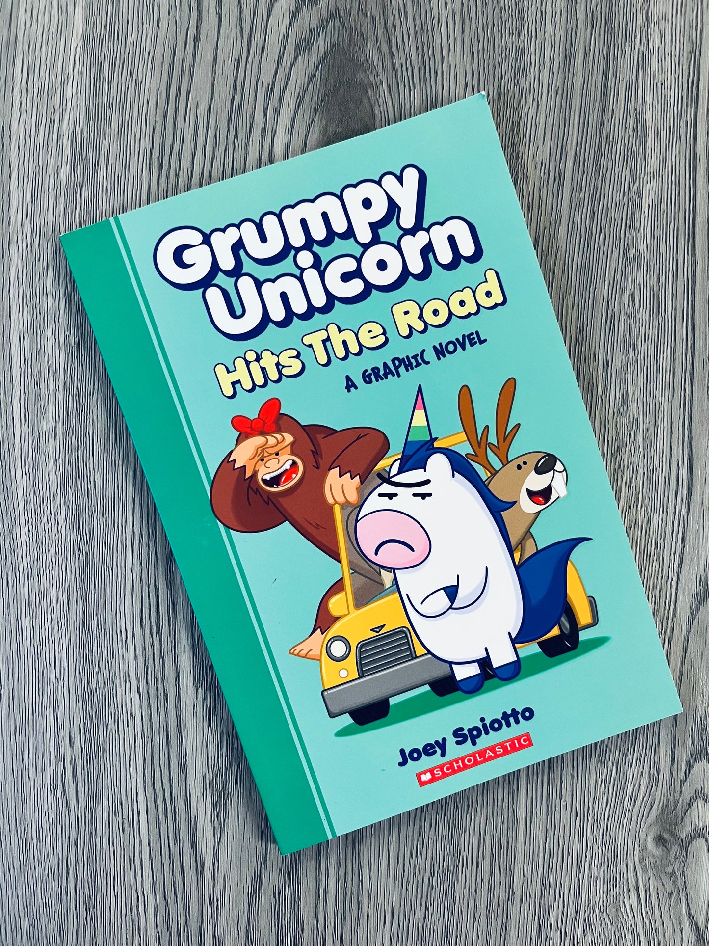 Grumpy Unicorn Hits the Road by Joey Spiotto - Graphic Novel - Used