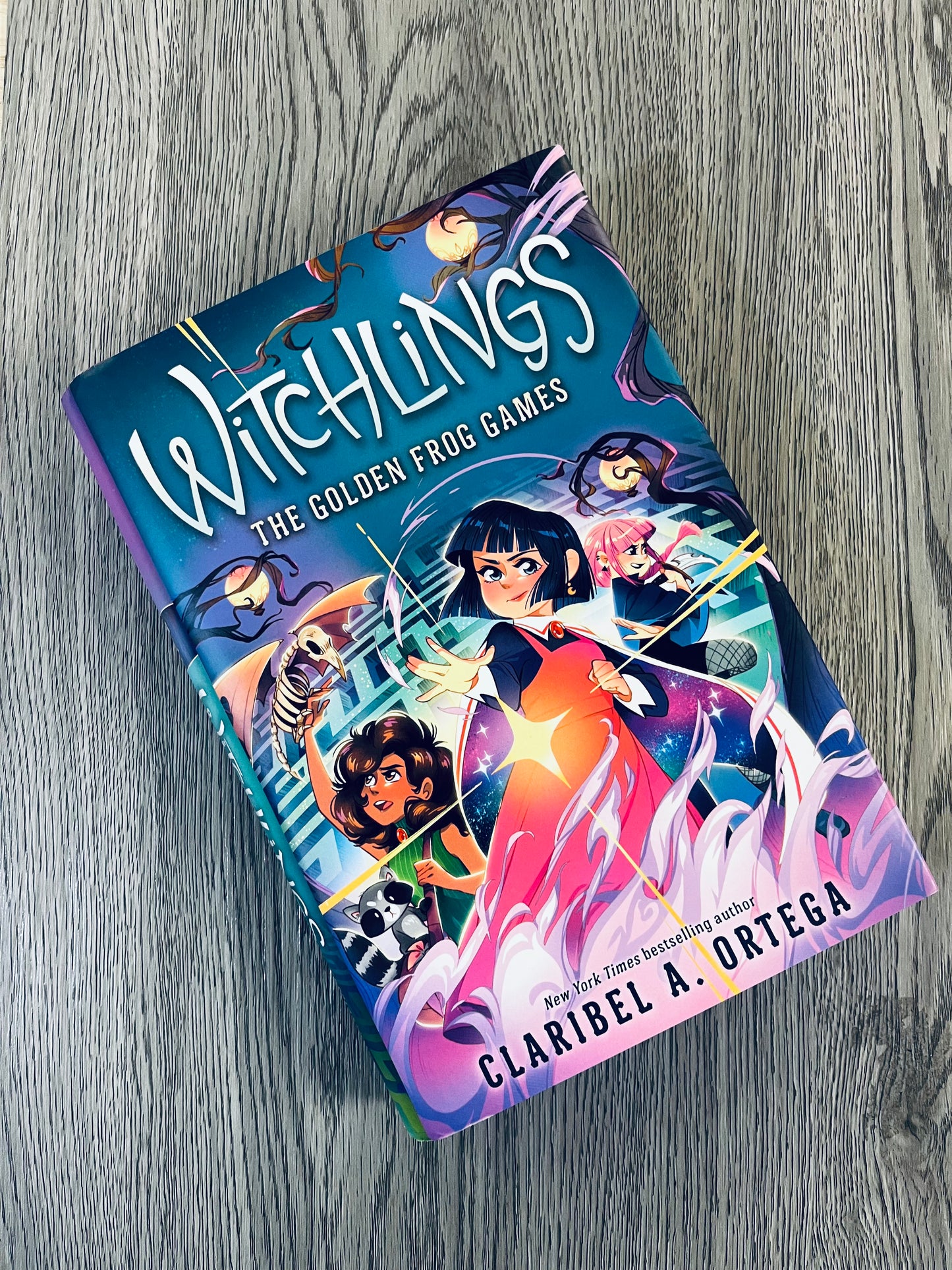 The Golden Frog Games (Witchlings #2) by Claribel A. Ortega - Hardcover Used