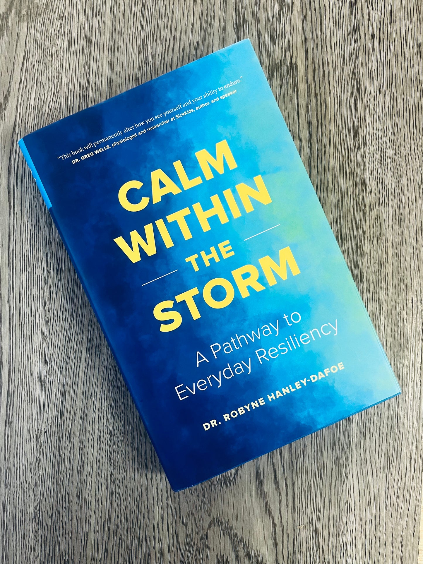 Calm Within the Storm: A Pathway to Everyday Resiliency by Dr. Robyne Hanley-Dafoe - Hardcover Used