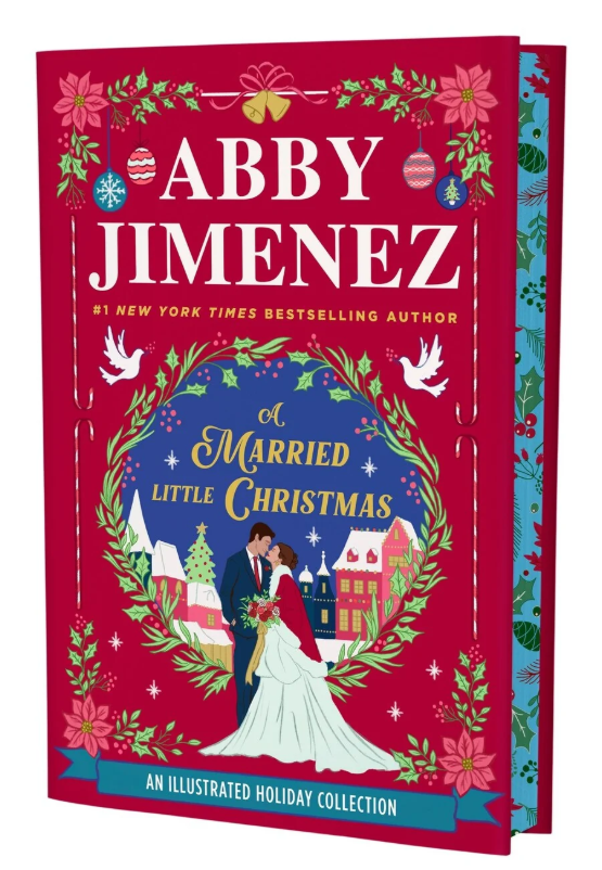 A Married Little Christmas by Abby Jimenez (Deluxe Edition)-Hardcover New
