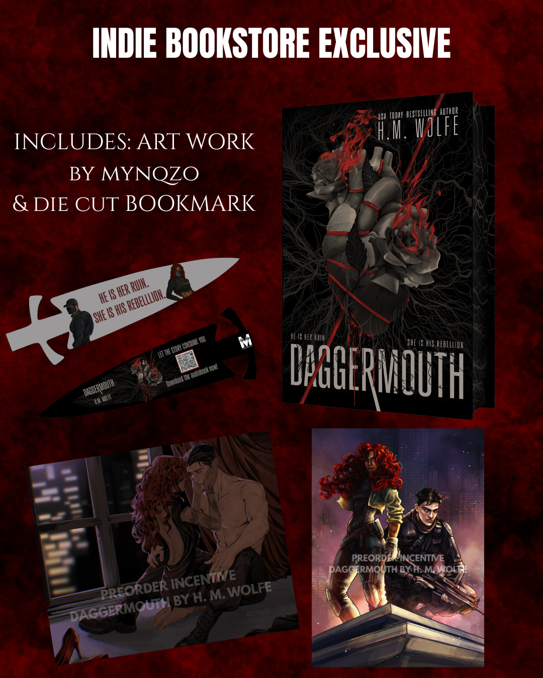 PREORDER: Daggermouth ( The Heart #1) by H.M Wolfe-Hardcover New