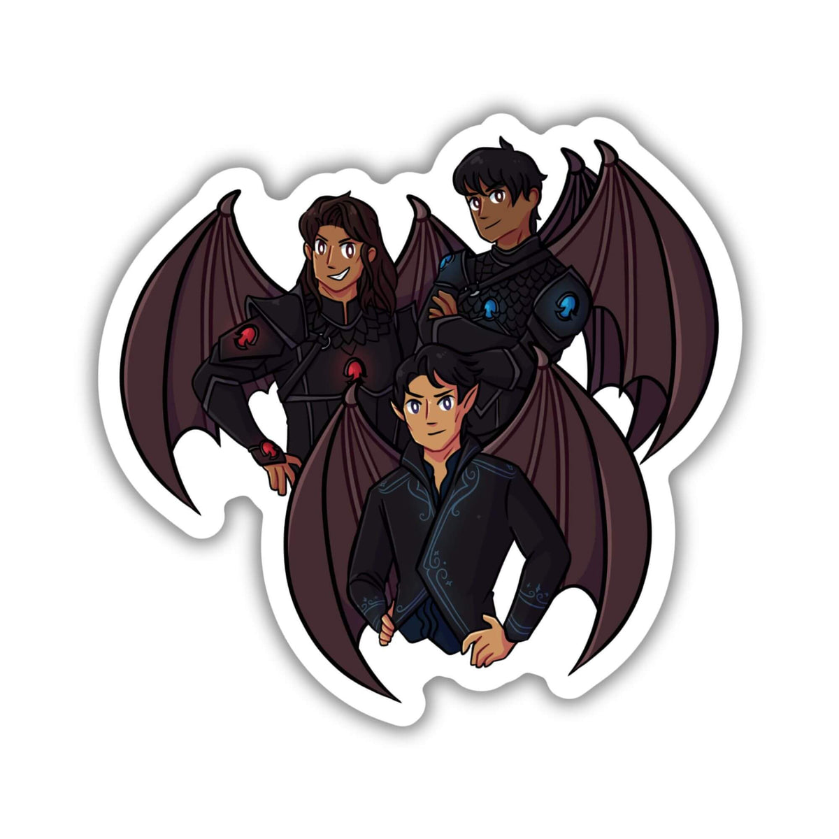Bat Boys Illyrian Warriors Sticker | ACOTAR