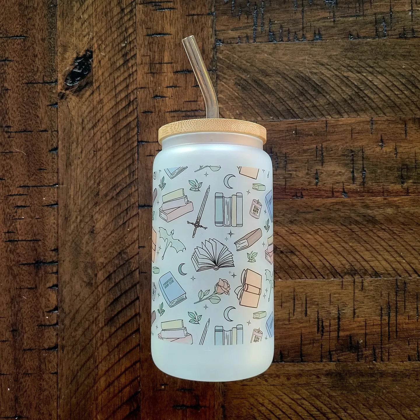 18oz Glass Tumblers by DIYxe