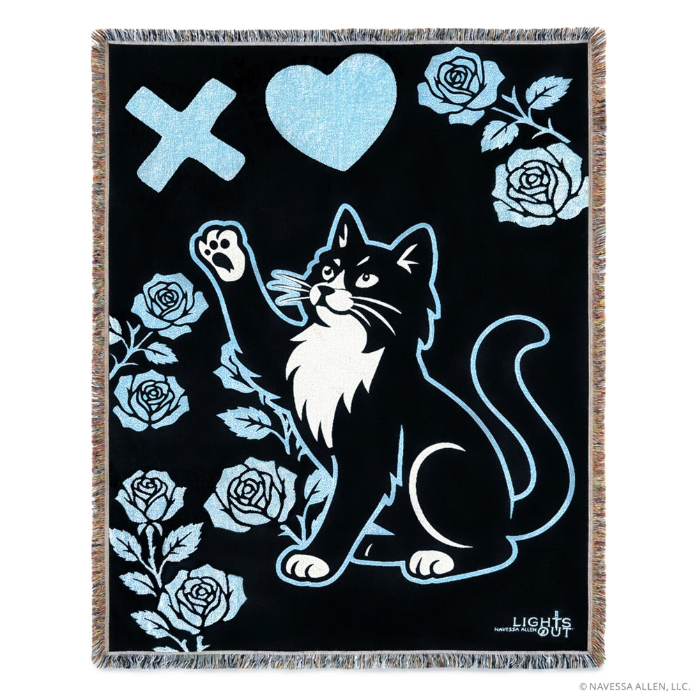 Lights Out: Fred Approved Woven Throw Blanket (48'' X 60'')