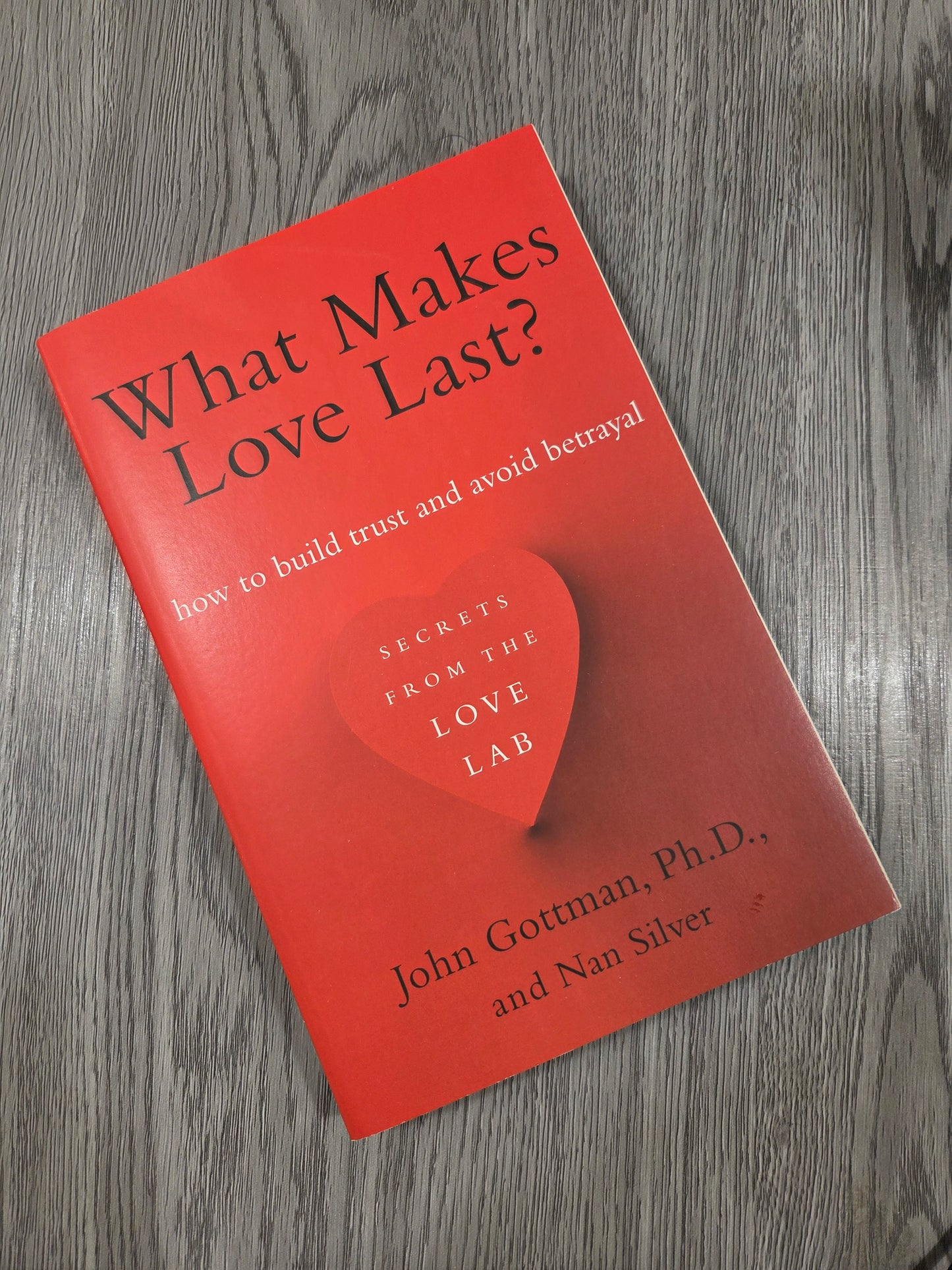 What Makes Love Last by John Gottman, P.H.D and Nan Silver - Used