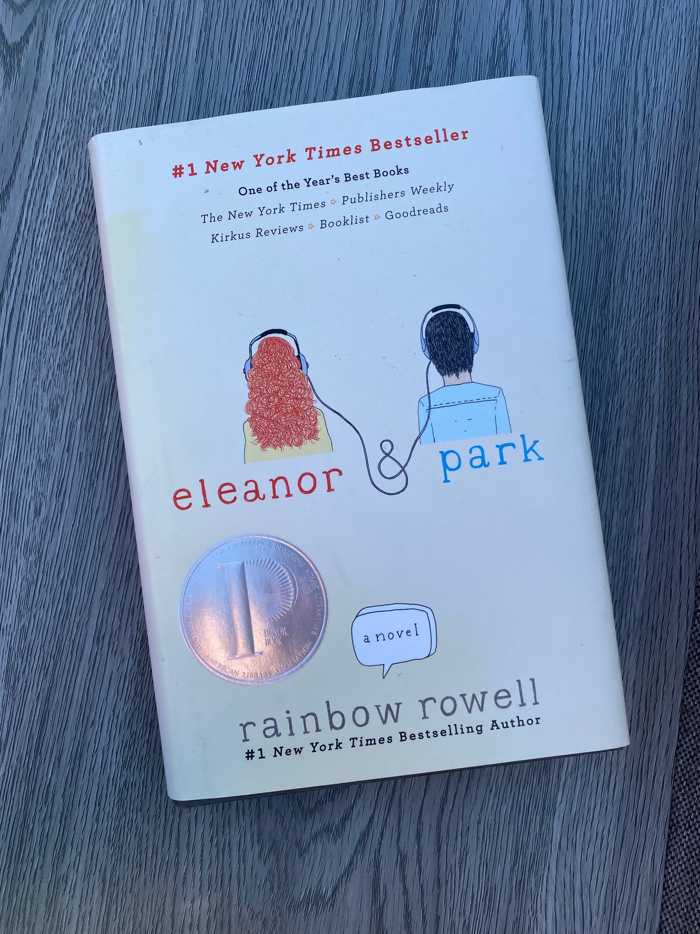 Eleanor and Park by Rainbow Rowell - Hardcover Used
