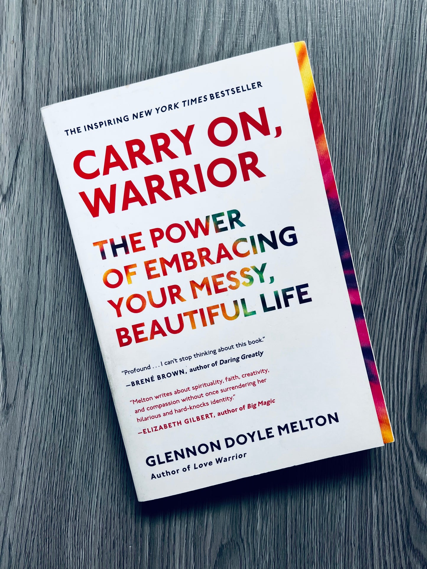 Carry On, Warrior: Thoughts on Life Unarmed by Glennon Doyle Melton-Used