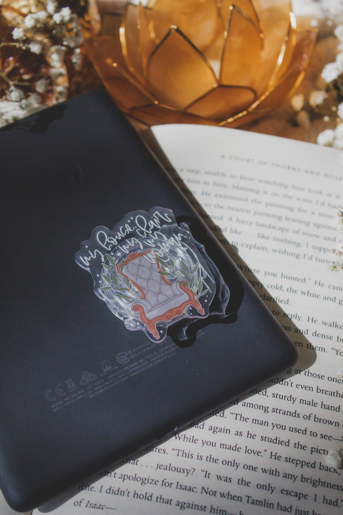 Fourth Wing Xaden's Throne Kindle / Phone Grip