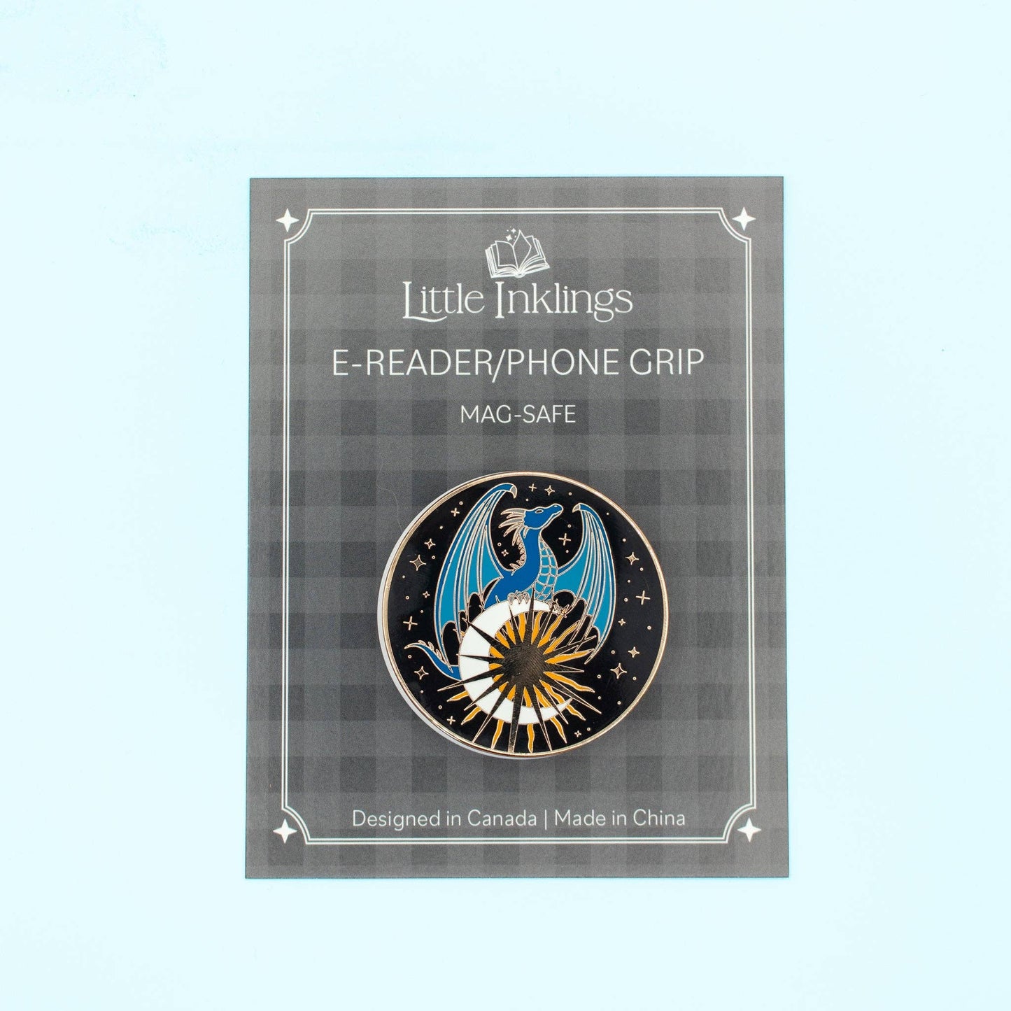 Majestic Dragon Phone/E-Reader Enamel Grip