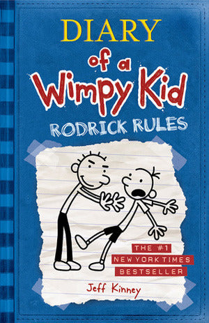 Rodrick Rules (Diary of a Wimpy Kid #2) by Jeff Kinney - Hardcover Used