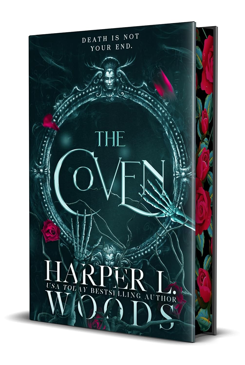 The Coven (Coven of Bones #1) by Harper L. Woods- Hardcover Sprayed Edge Used
