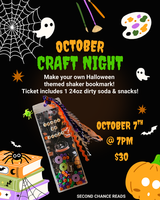 CRAFT NIGHT: Shaker Bookmarks - October 7, 2026