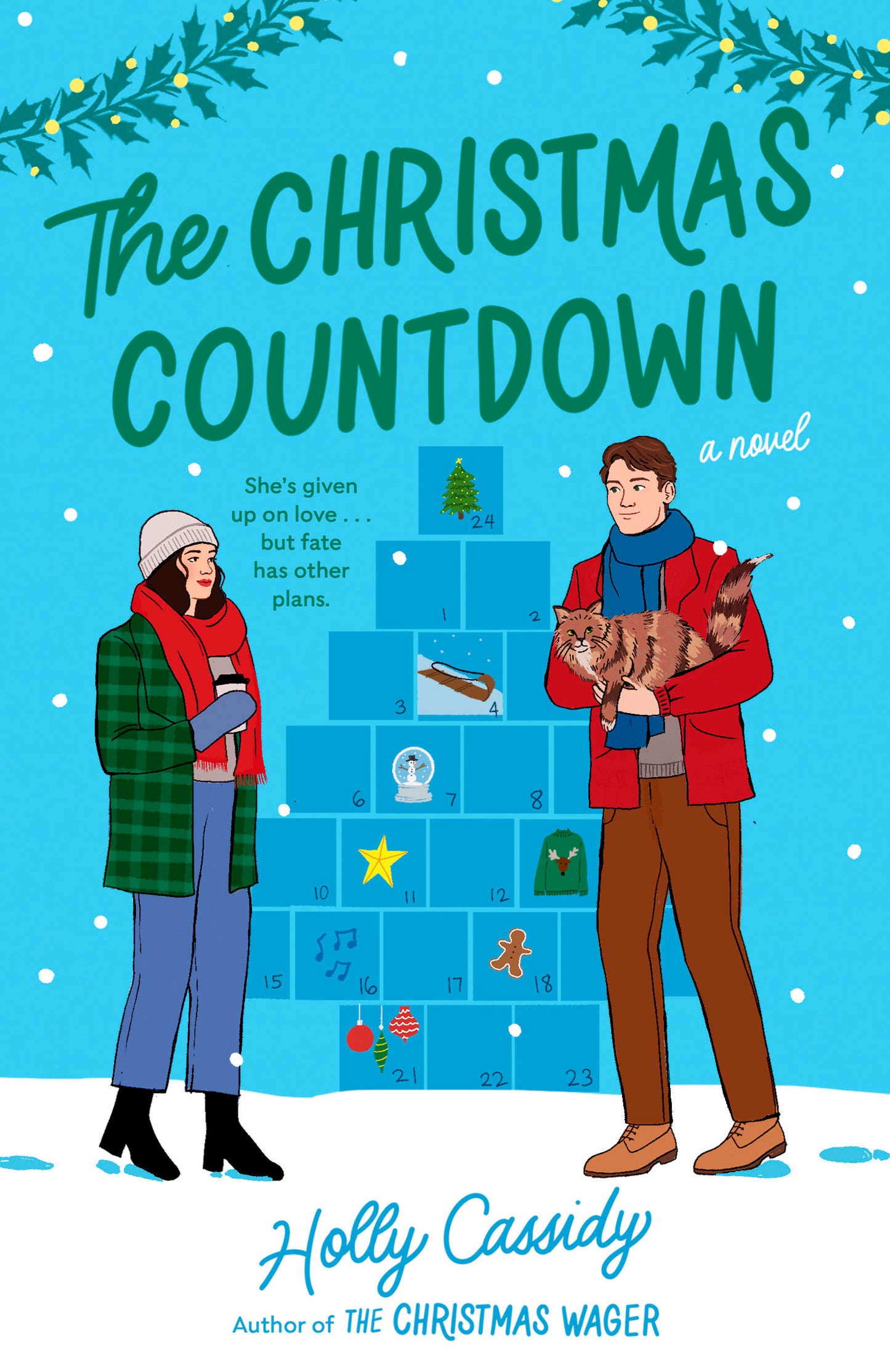 The Christmas Countdown  by Holly Cassidy-NEW